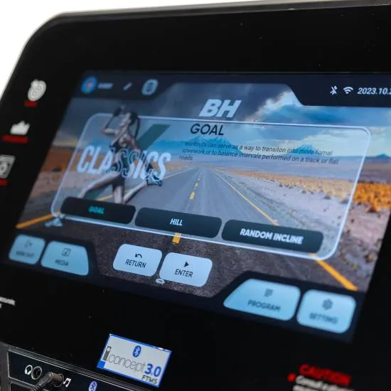 BH Fitness RS1000 Multimedia Løbebånd - 16" skærm fra BH Fitness
