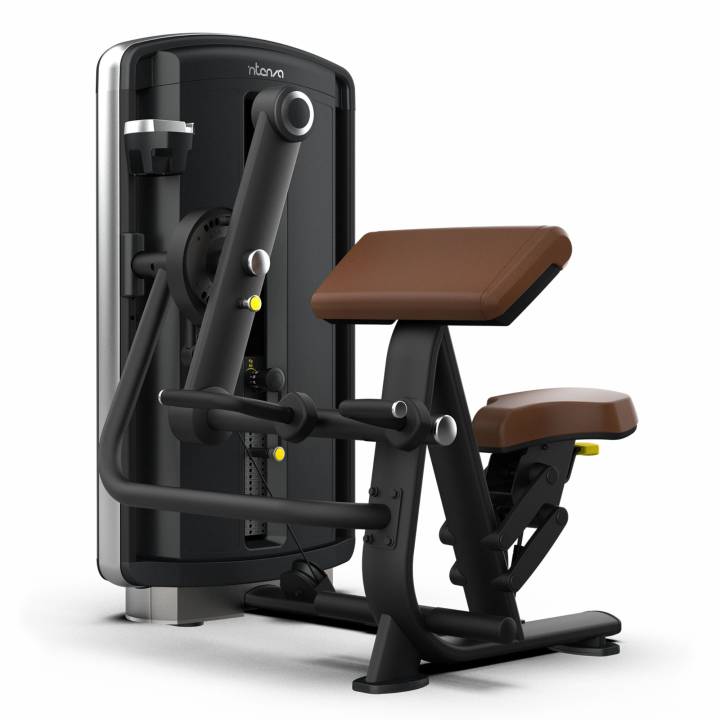 Intenza Dezign dual biceps- og tricepsmaskin til styrketrening i treningssenter