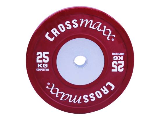 Crossmaxx Competition Bumper Plate 25 kg Red - Demo fra Crossmaxx