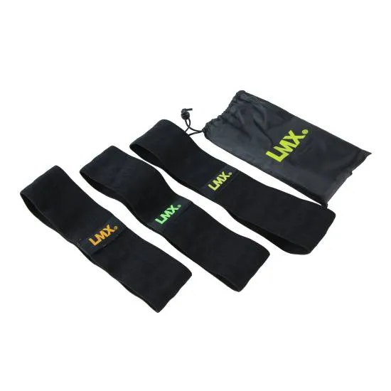 lmx 1117 hip bands sæt med 3 stk LMX. Booty Band Treningsstrikk sett (3 Stk)