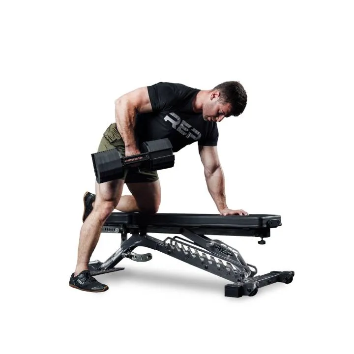 REP Fitness Pépin Adjustable Dumbbell - 85 lb (Sett) fra REP Fitness