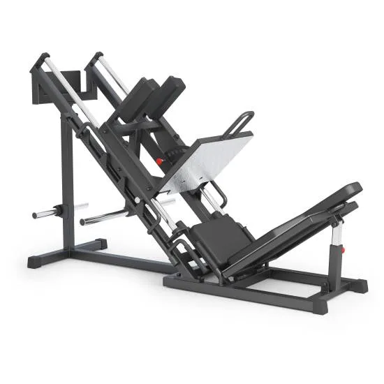 Inter Atletika Leg Press/Hack Squat Sort Kombineret hack squat og leg press set skråt forfra som leg press