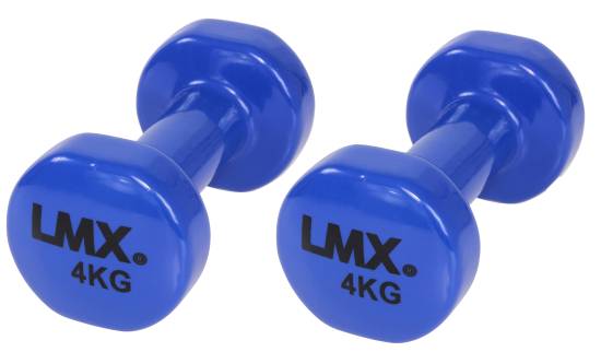 LMX. Vinyl Håndvægtsæt 4 kg Dark Blue fra LMX.