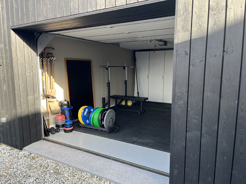 Sådan skabte Josephine sit drømme-home gym i garagen