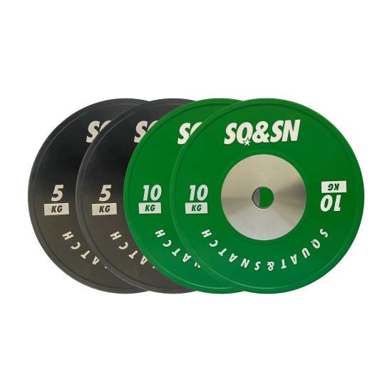 SQ&SN Vægtløftning Vægtsæt 30 kg farvet