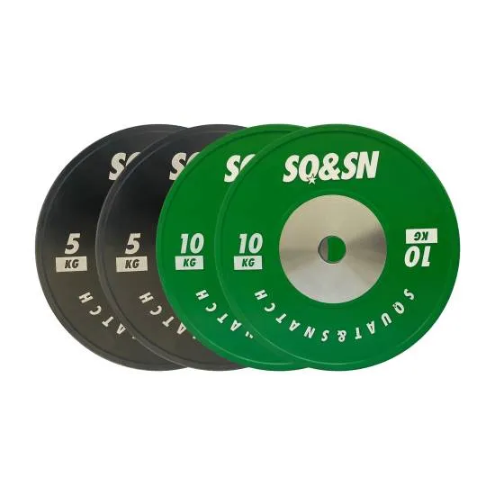 SQ&SN Vektløftning Vektsett 30 kg Farget SQ&SN Vægtløftning Vægtsæt 30 kg farvet