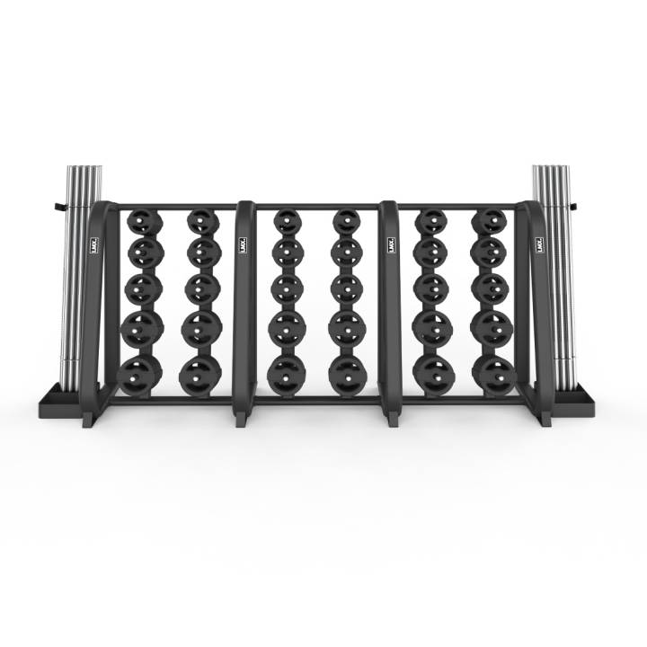 LMX. Studio Pump Rack for 33 sett bodypump-vekter til treningssenter og gruppetrening