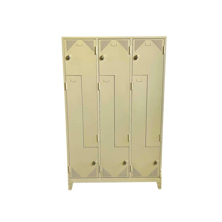 Omklædningsskab 6 Rum Grå - Demo