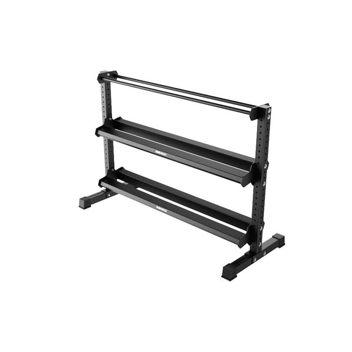 Crossmaxx XL lavt oppbevaringsrack 135 til manualer og treningsutstyr i hjemmegym eller treningssenter