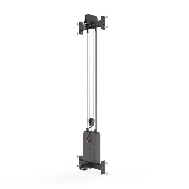 Crossmaxx kabeltårn til biceps- og tricepsøvelser til styrketrening og hjemmegym