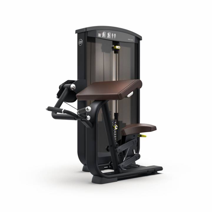 Intenza Ease Line biceps- og arm curl-maskin til styrketrening i treningssenter