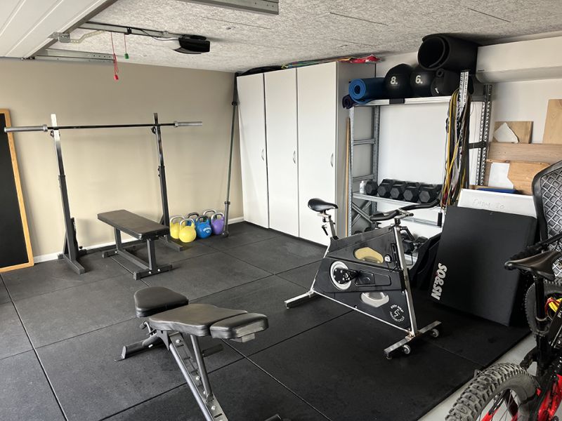 Sådan skabte Josephine sit drømme-home gym i garagen