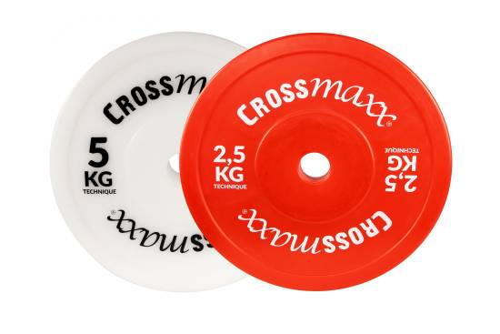 Crossmaxx Hollow teknikk vektskive 2,5 kg Red fra Crossmaxx
