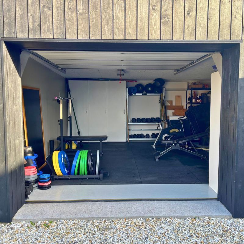 Sådan skabte Josephine sit drømme-home gym i garagen