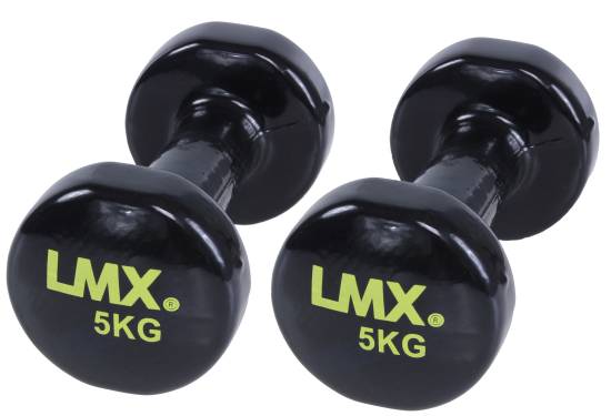 LMX. Vinyl Håndvægtsæt 5 kg Black fra LMX.