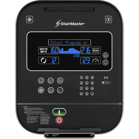 StairMaster 8 Series FreeClimber LCD Display Stepmaskin fra StairMaster