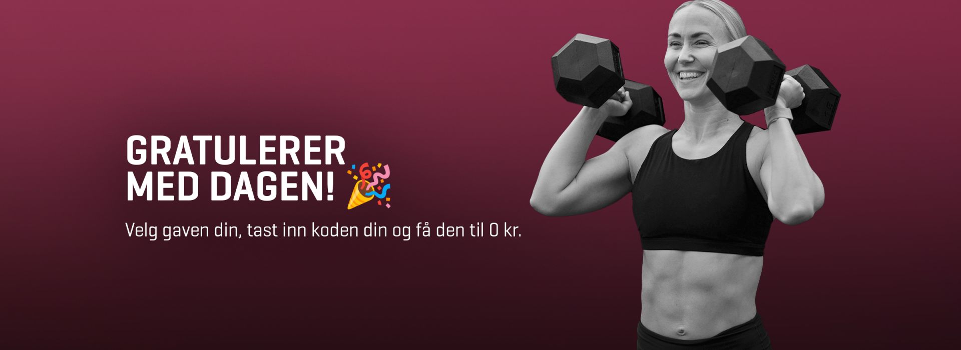 Få en gratis fødselsdagsgave på din dag
