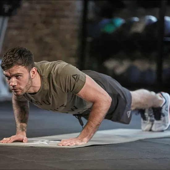 Training Mat - 7mm - Grey fra Reebok