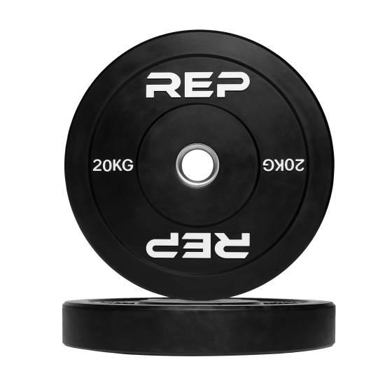 REP Fitness Bumper Plate 20 kg - Sort fra REP Fitness