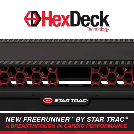  Star Trac 10 Series 10-TRX Freerunner 19" Display Tredemølle fra Star Trac