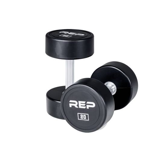 REP Fitness Urethane Rund Manualsett 17,5 kg fra REP Fitness