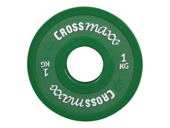 Crossmaxx ELITE Fractional Vektskive 1 kg Green fra Crossmaxx