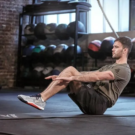 Training Mat - 7mm - Black fra Reebok
