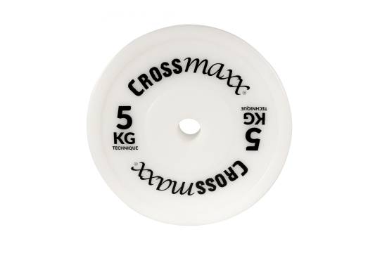 Crossmaxx Hollow teknikk vektskive 5 kg White fra Crossmaxx