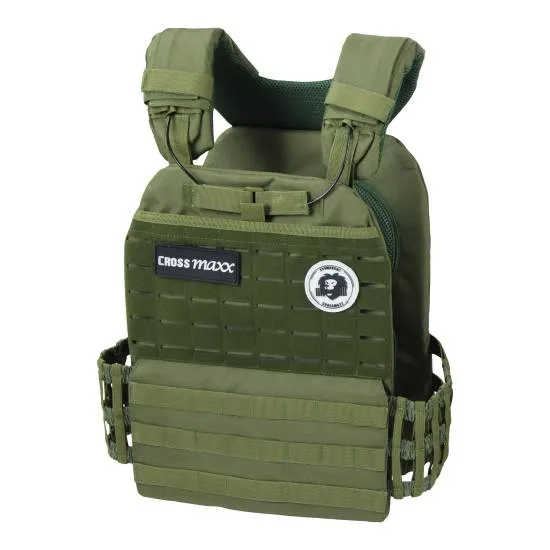 Crossmaxx vægtvest front Crossmaxx Tactical Vektvest Ekskl. Vektplater