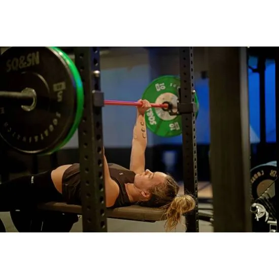 SQ&SN Olympisk Competition Vektstang 15 kg Rosa fra SQ&SN SQ&SN Olympisk Competition Vektstang 15 kg Rosa fra SQ&SN