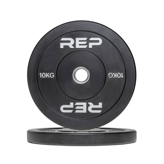 REP Fitness Bumper Plate 10 kg - Sort fra REP Fitness