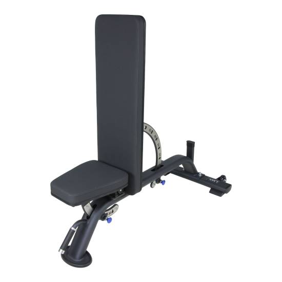 LMX Premium adjustable bench set skråt forfra med ret ryglæn