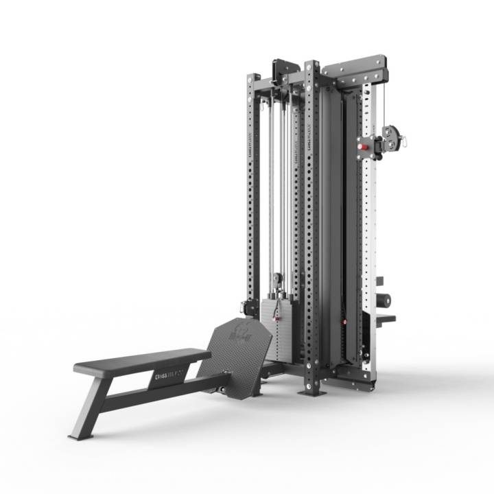 Crossmaxx Cable 4-stack Multi-Station kabeltårn til styrketrening og treningssenter
