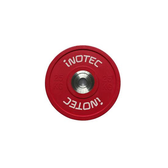 Inotec Competition Bumper Plate 25 kg (Stk) - Old fra Inotec