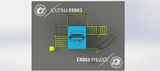 Crossmaxx Container Gym fra Crossmaxx Crossmaxx Container Gym fra Crossmaxx