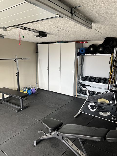 Sådan skabte Josephine sit drømme-home gym i garagen