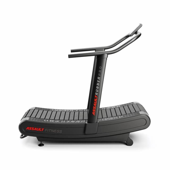 Assault Fitness AirRunner Pro tredemølle uten motor for løping og kondisjonstrening i hjemmegym eller treningssenter.